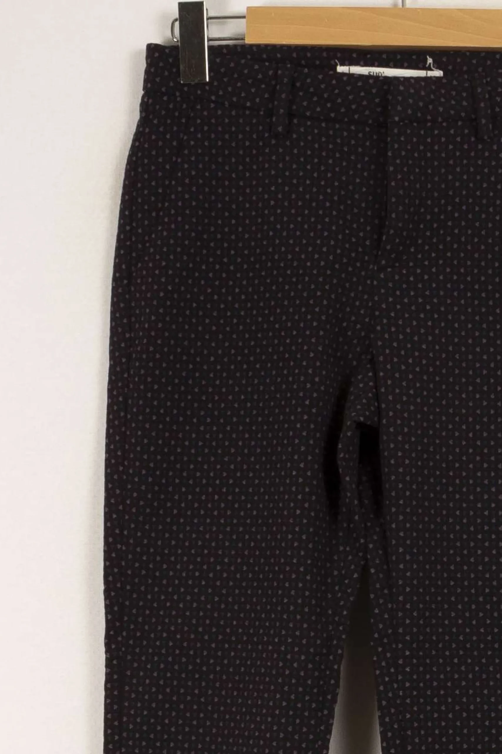 Fashion Sud express Pantalon et violet - Taille S/36 Noir