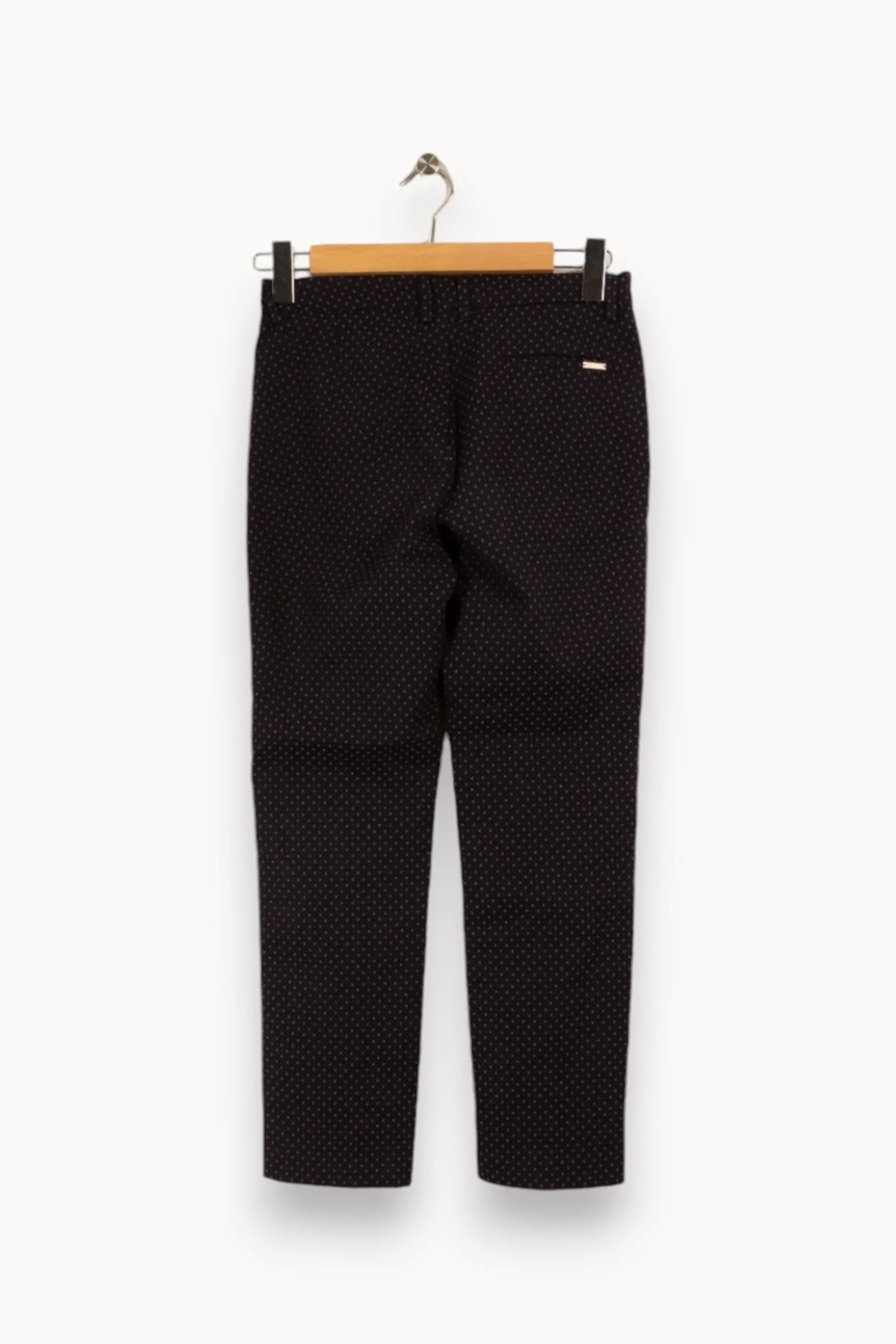 Fashion Sud express Pantalon et violet - Taille S/36 Noir