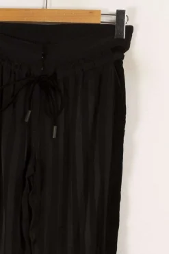 Fashion Imperial Pantalon rayé - Taille M/38 Noir
