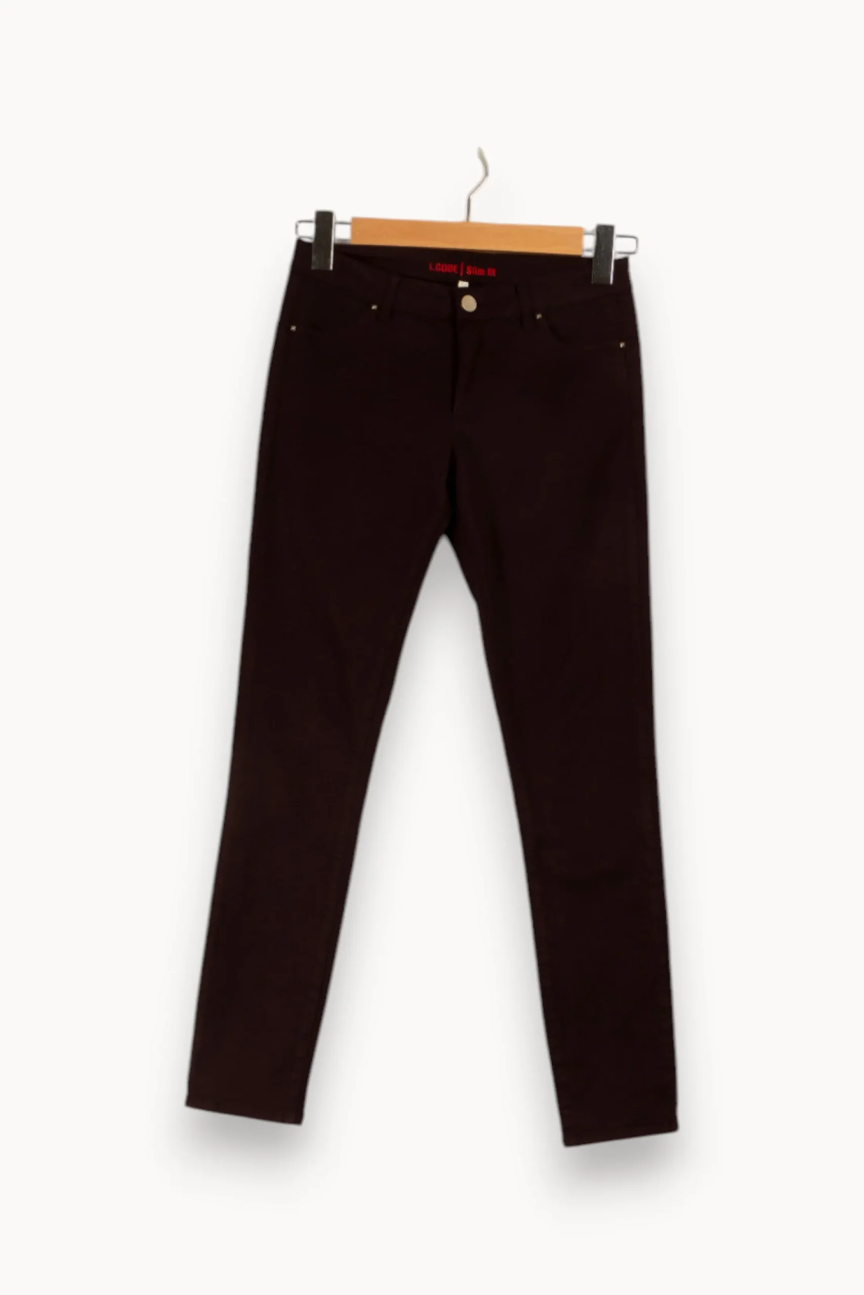 Shop I.Code Pantalon foncé - Taille XS/34 Violet