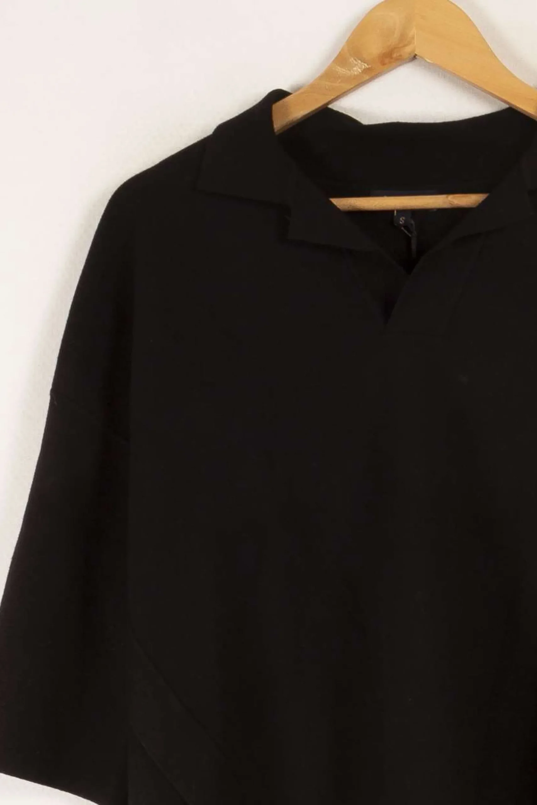 Outlet Caroll Polo sweat - Taille S/36 Noir