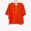 New Absolut Cashmere Poncho - 36 Rouge