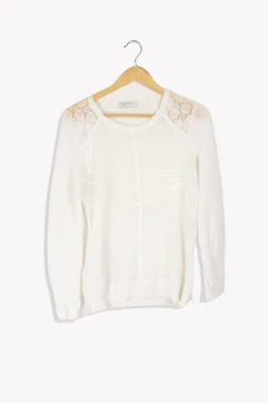 Store Sandro Pull - S/36 Blanc