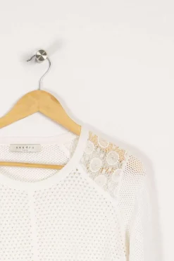 Store Sandro Pull - S/36 Blanc