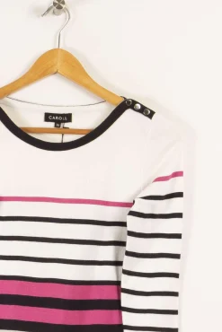 Cheap Caroll Pull - S/36 Blanc