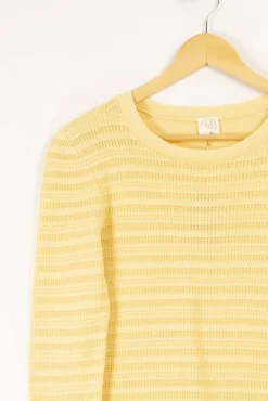Best Sale Des petits hauts Pull - Taille M/38 Jaune