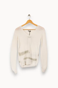 Outlet IKKS Pull - Taille S/36 Blanc
