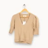 Clearance ba&sh Pull - XS/34 Beige