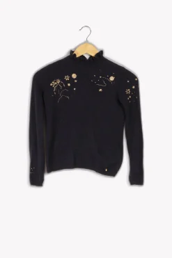 Discount Des petits hauts Pull - XS/34 Bleu