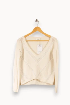 Hot Sézane Pull - XS/34 Blanc