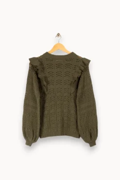 Clearance Sézane Pull - XS/34 Vert