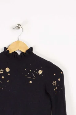 Discount Des petits hauts Pull - XS/34 Bleu