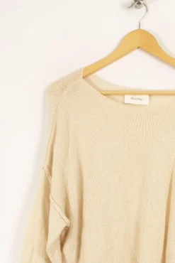 Online American Vintage Pull - XS/34 Beige