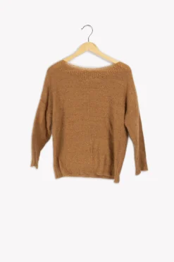 Fashion La Fée Maraboutée Pull ample - XS/34 Marron