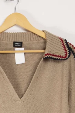 Hot Ekyog Pull Beige - 36 Gris