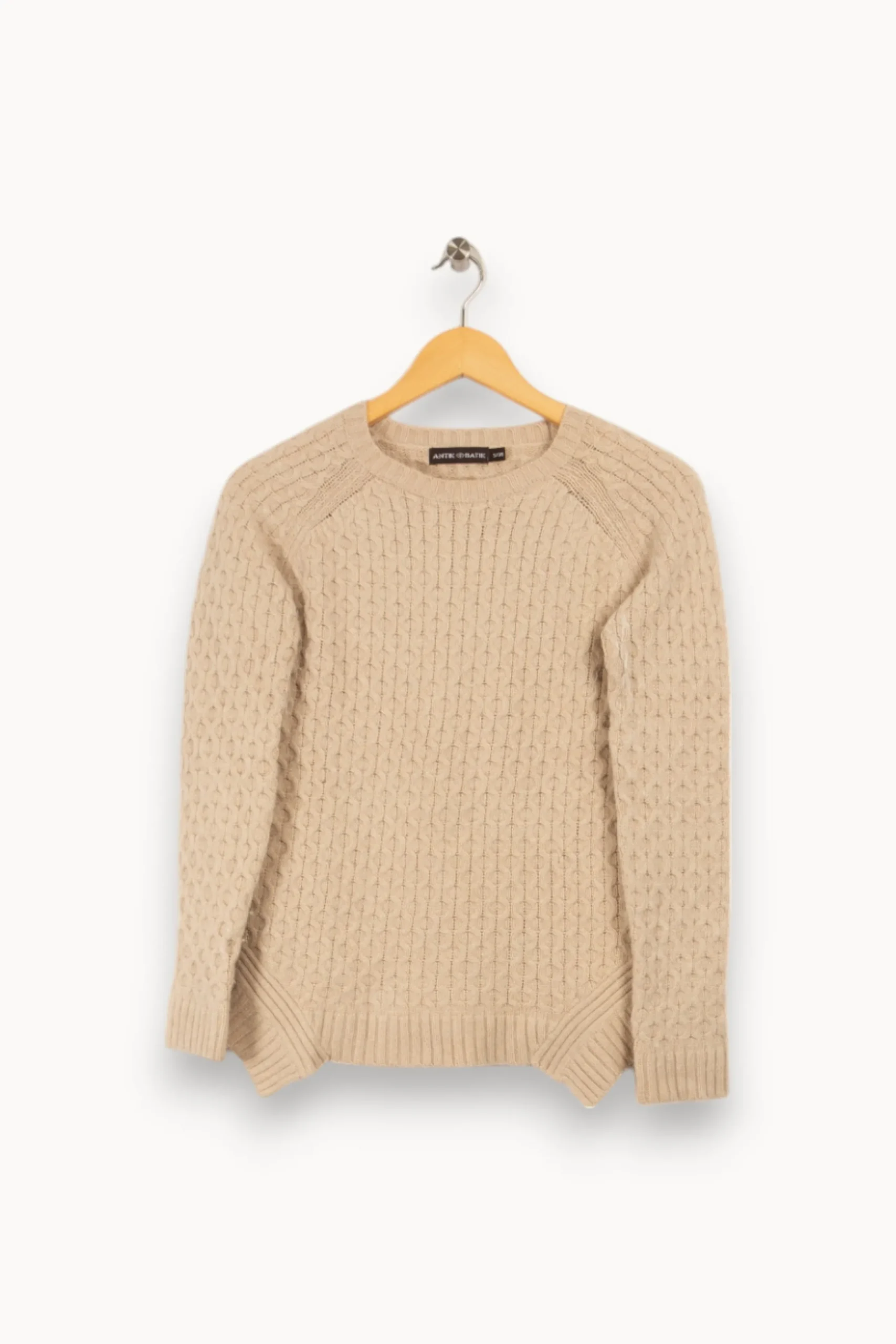 Sale Antik Batik Pull - Taille M/38 Beige