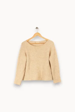 Sale American Vintage Pull - Taille S/36 Beige