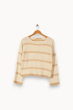 Best Sale La Fée Maraboutée Pull - Taille XS/34 Beige