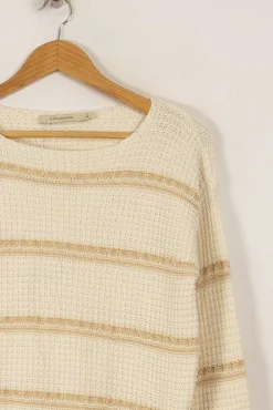 Best Sale La Fée Maraboutée Pull - Taille XS/34 Beige
