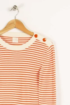 Store Des petits hauts Pull Blaise - XS/34 Orange