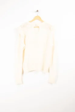 Fashion Maison Stella & Suzie Pull - Taille L/40 Blanc