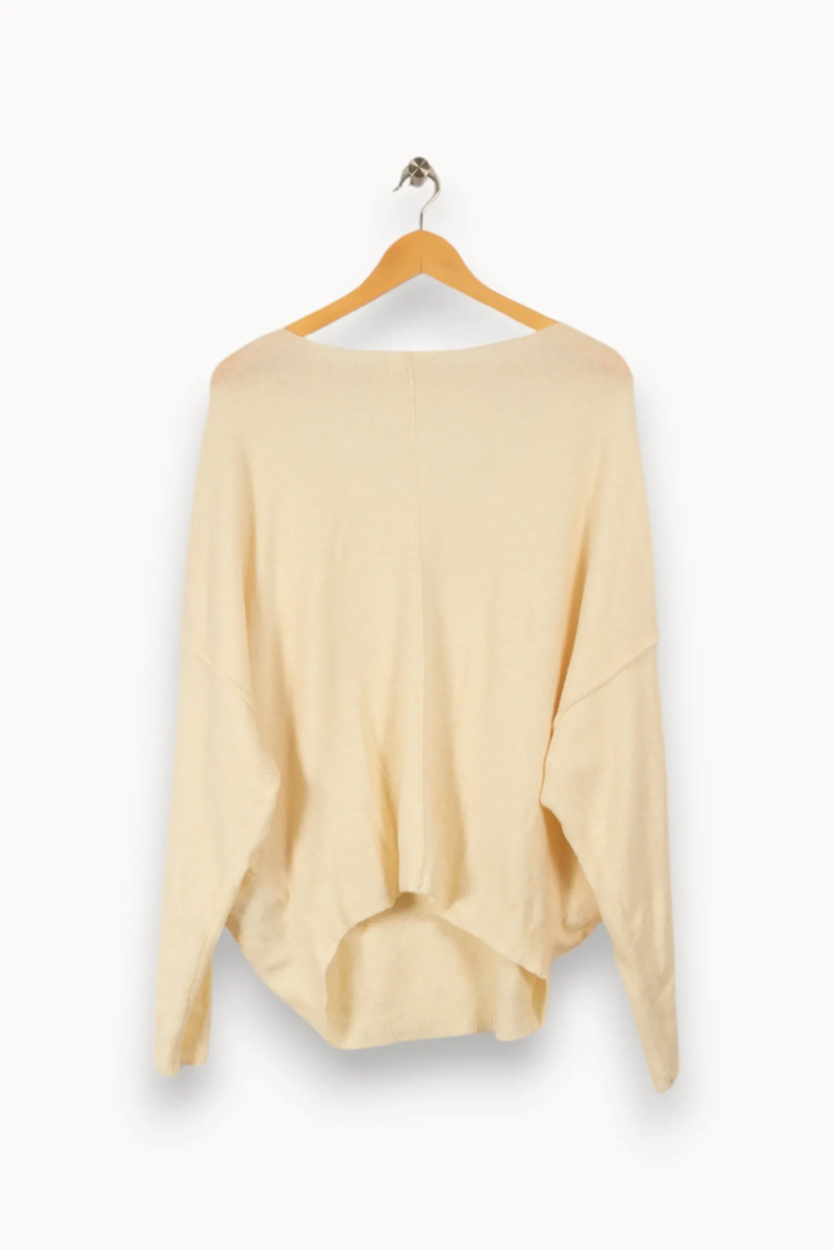 Hot American Vintage Pull cassé - Taille L/40 Blanc