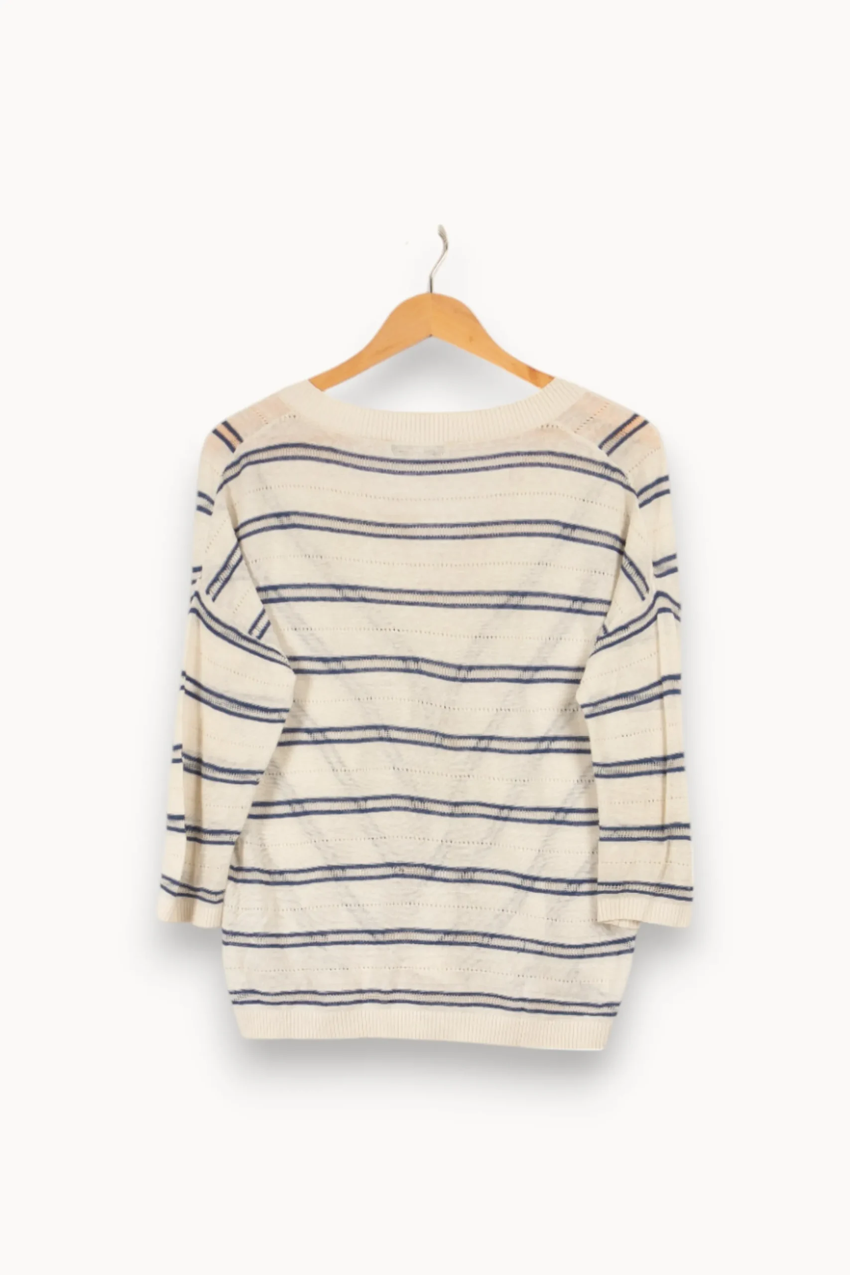 Store Gerard Darel Pull et bleu - Taille S/36 Blanc