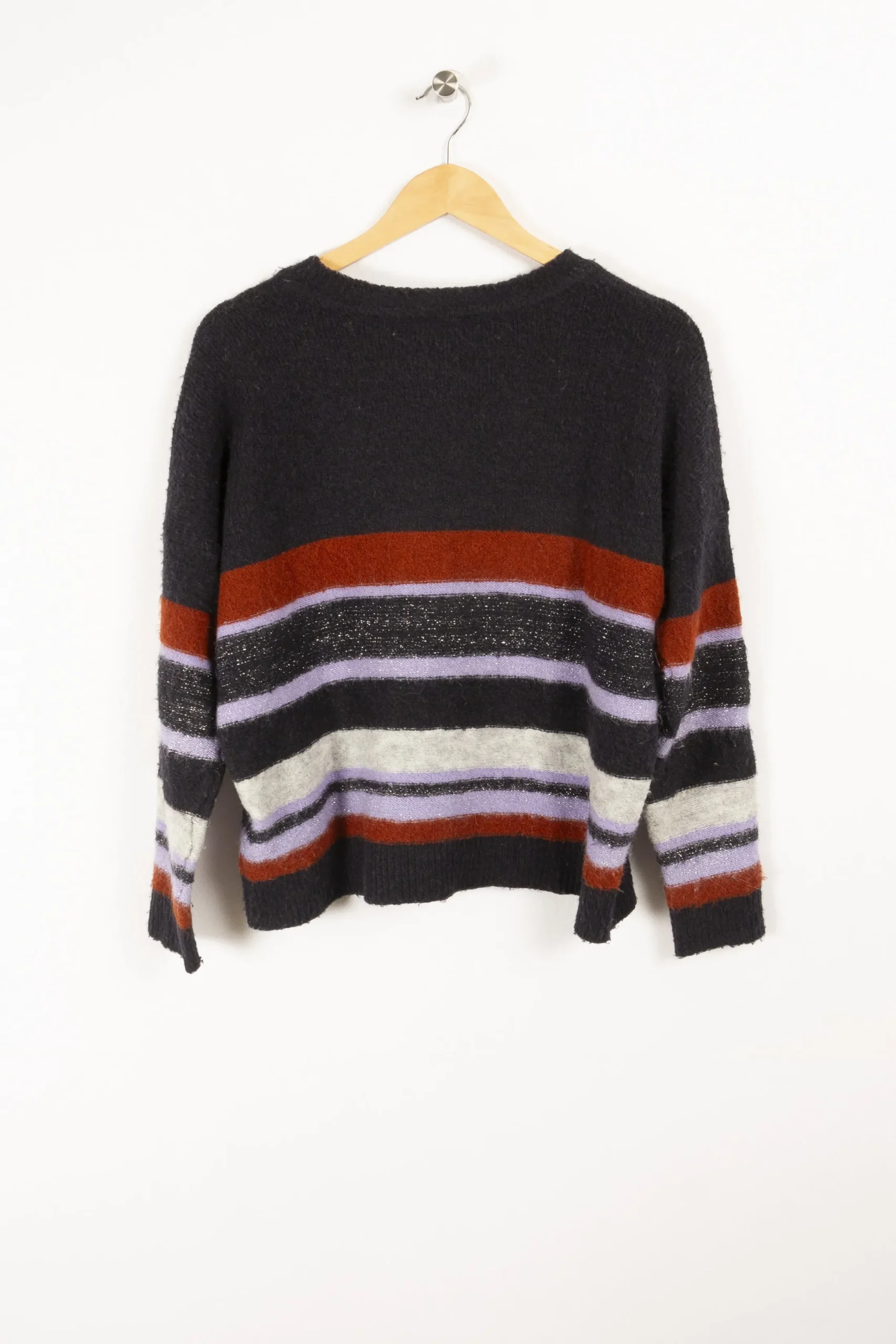 Shop La Fée Maraboutée Pull et violet - S/36 Bleu