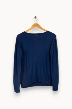 Discount IKKS Pull foncé - Taille M/38 Bleu