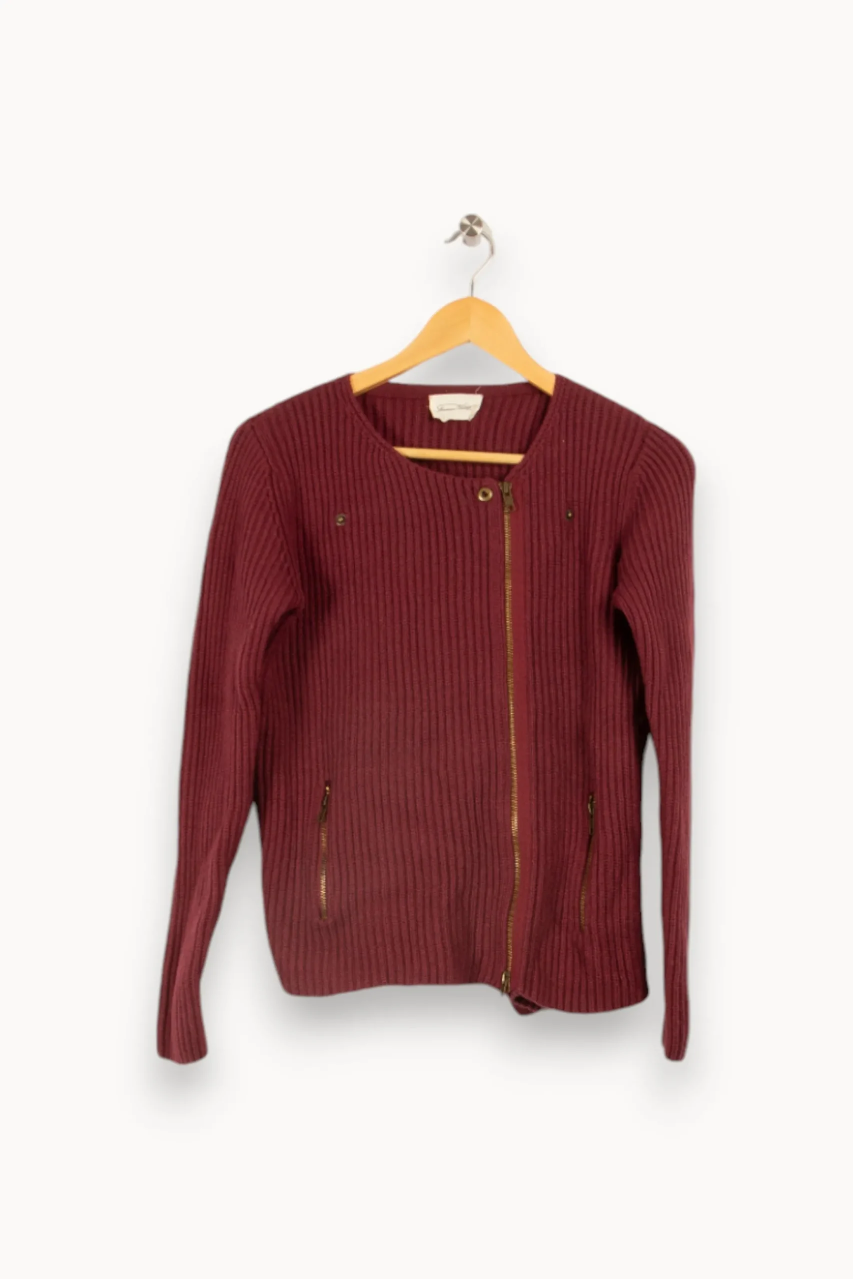 Online American Vintage Pull - Taille S/36 Bordeaux