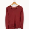 Outlet ZAPA Pull - Taille S/36 Bordeaux