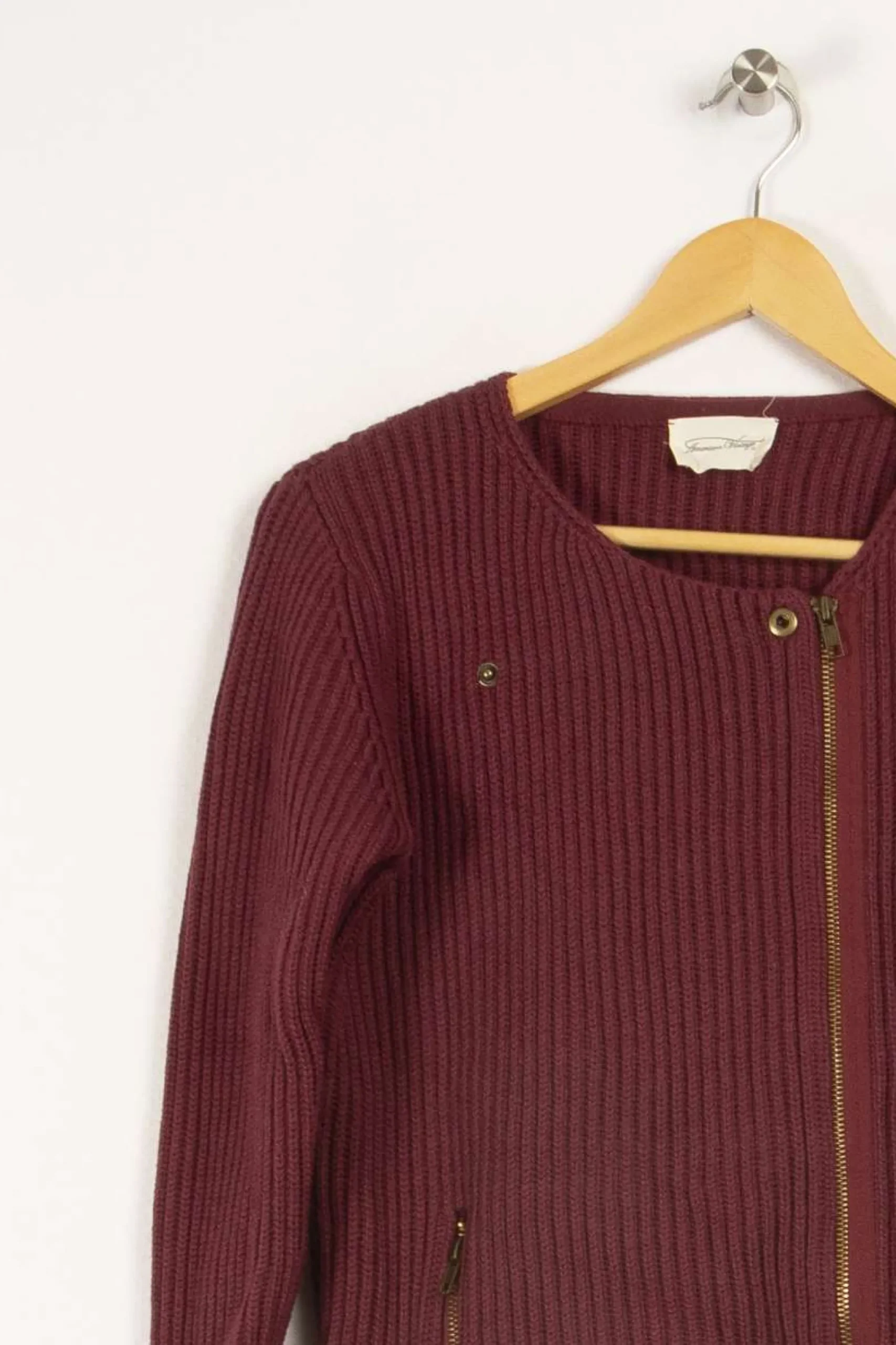 Online American Vintage Pull - Taille S/36 Bordeaux