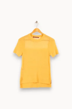 Fashion Comptoir des Cotonniers Pull en maille - M/38 Jaune