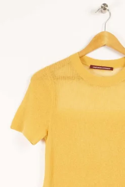 Fashion Comptoir des Cotonniers Pull en maille - M/38 Jaune