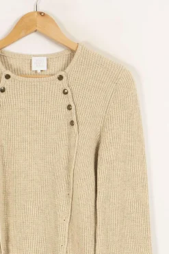Hot Karl Marc John Pull en maille - Taille M/38 Beige