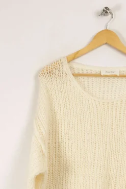 Clearance American Vintage Pull en maille - Taille M/38 Beige