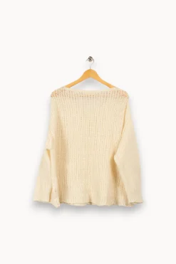 Clearance American Vintage Pull en maille - Taille M/38 Beige
