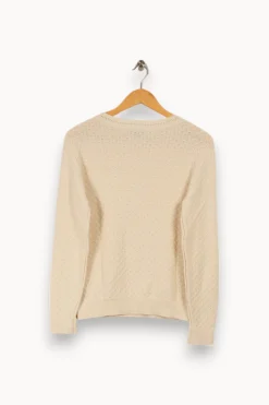 Best Sale Caroll Pull en maille - Taille XS/34 Blanc