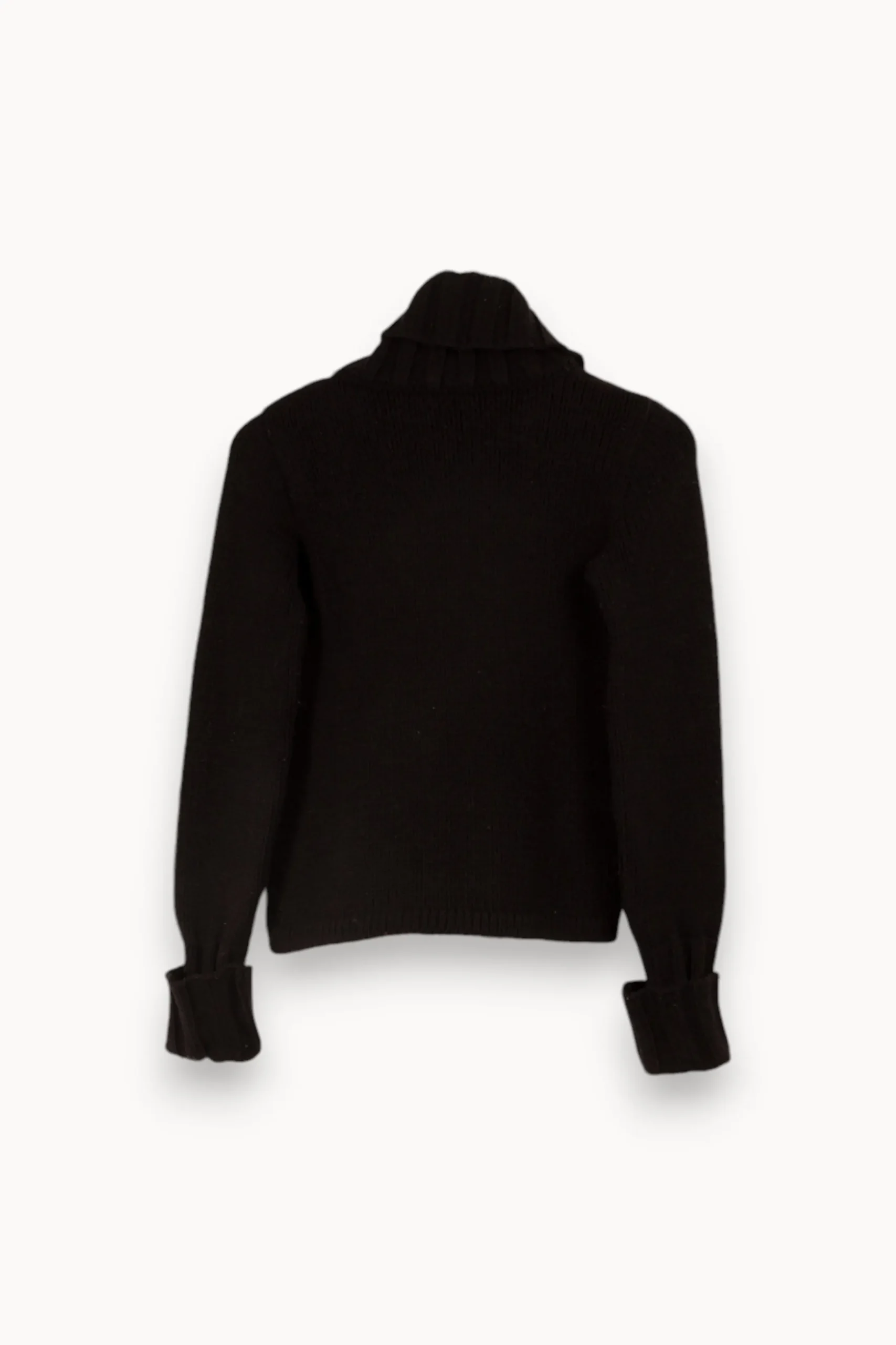 Discount Comptoir des Cotonniers Pull en maille à col roulé - Taille S/36 Noir
