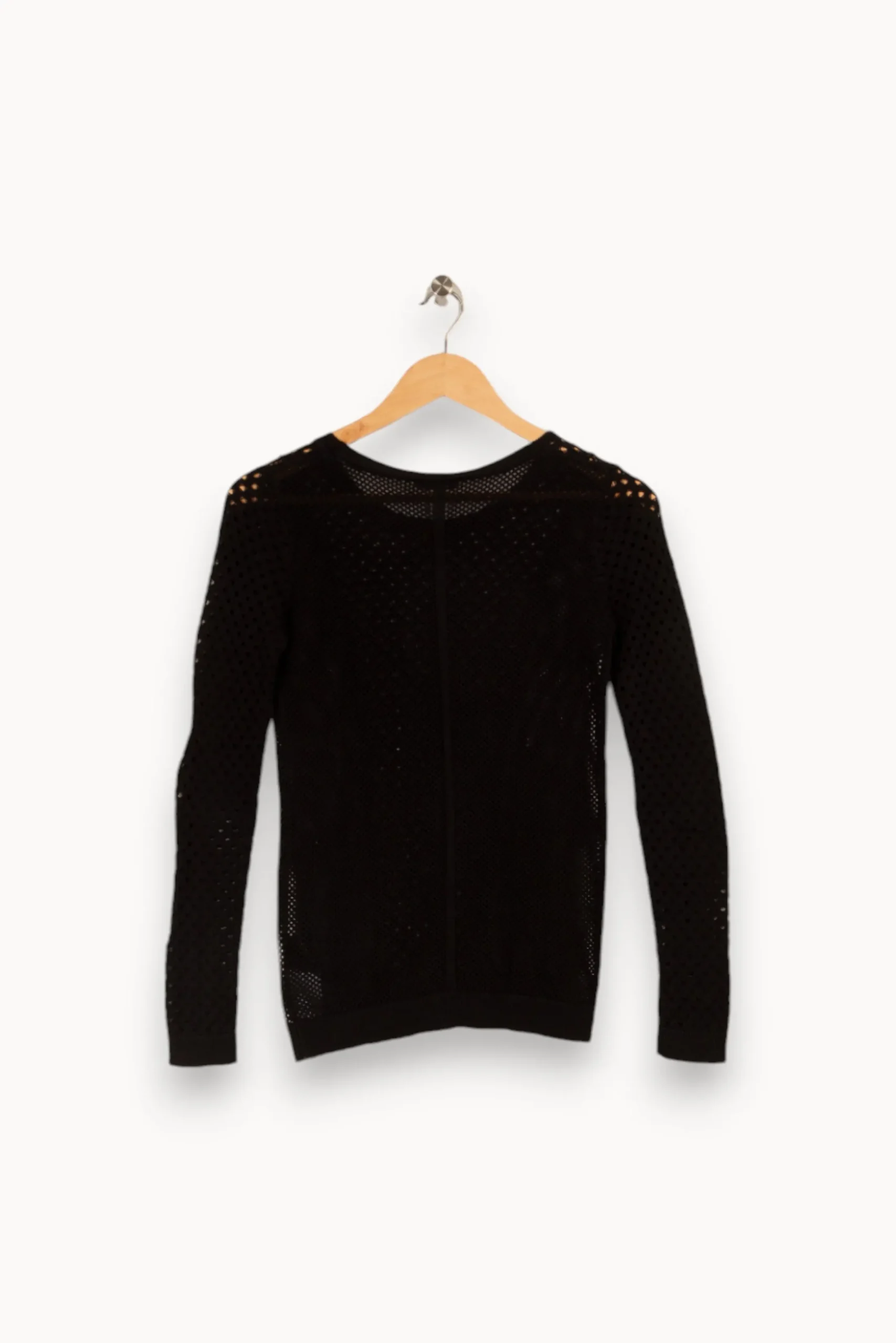 Best IKKS Pull en maille - Taille XS/34 Noir