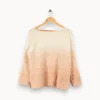 Clearance Des petits hauts Pull en maille et blanc - Taille XS/34 Rose