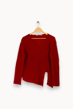 New La Fée Maraboutée Pull en maille - Taille M/38 Rouge