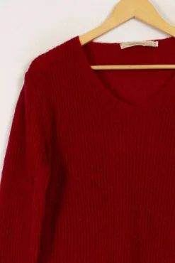 New La Fée Maraboutée Pull en maille - Taille M/38 Rouge