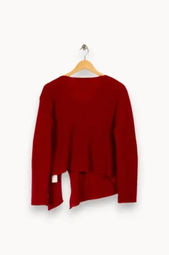 New La Fée Maraboutée Pull en maille - Taille M/38 Rouge
