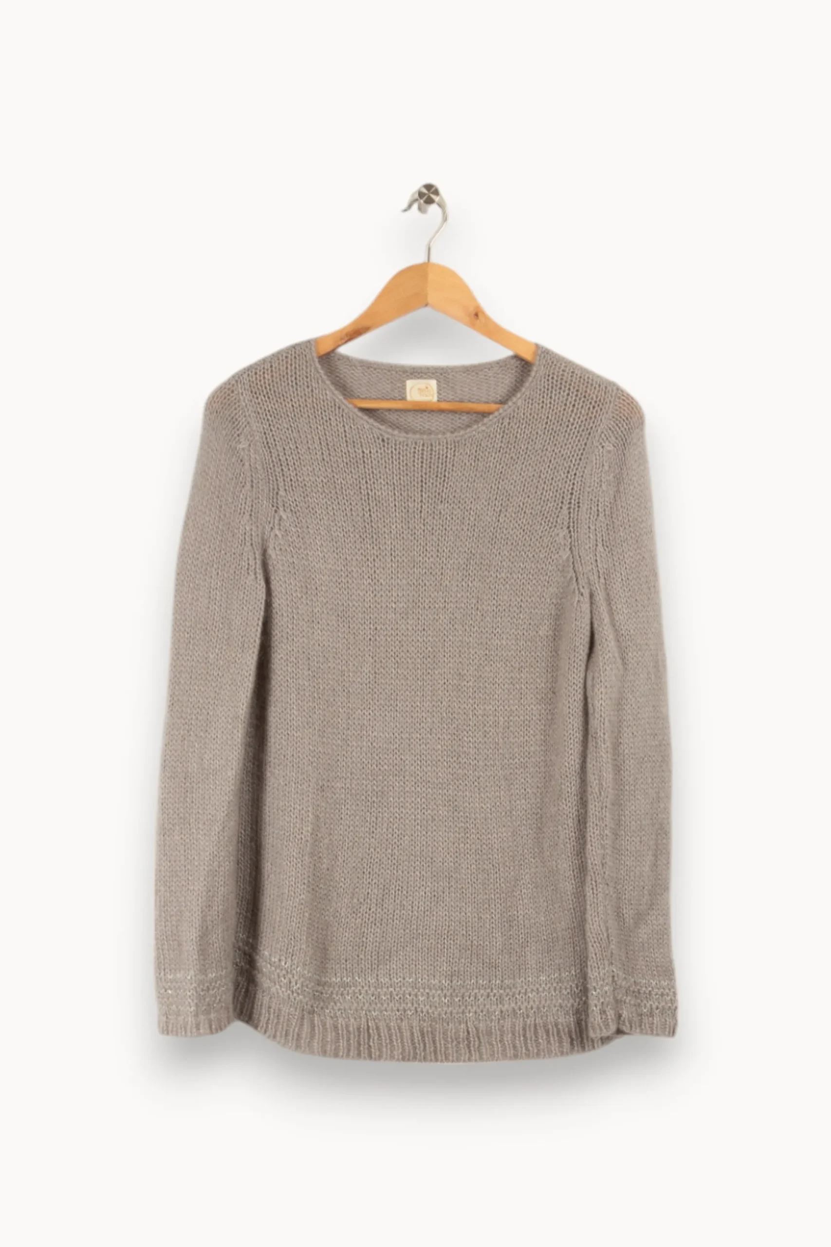 Fashion Des petits hauts Pull - Taille M/38 Gris