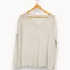 Clearance Suncoo Pull pailleté - Taille M/38 Gris