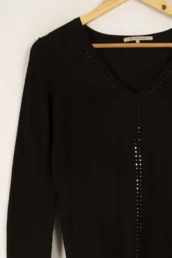 Store Gerard Darel Pull léger avec strass - Taille XS/34 Noir