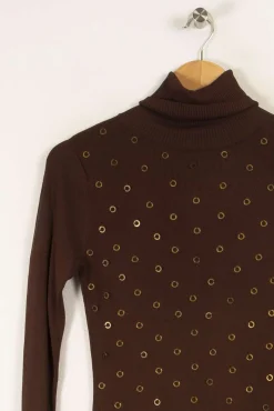 Sale Maison 123 Pull avec détails - Taille S/36 Marron