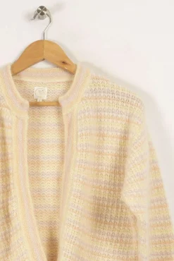 Best Sale Des petits hauts Pull multicolore - Taille XS/34 Blanc