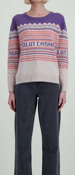 Hot Absolut Cashmere Pull en Cachemire - 36 Multicolore